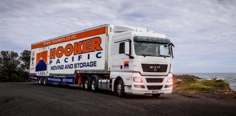 Hooker Pacific Moving & Storage Truck