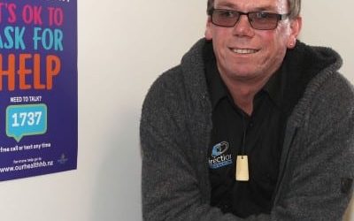Billy Harris encourages workmates to check-in on each other.